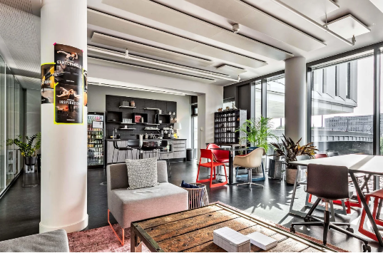 Lounge-Bereich Design Offices Berlin