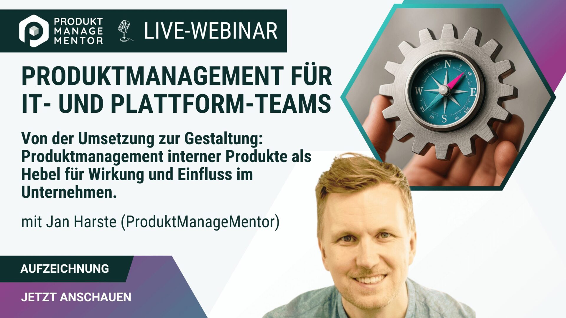 Webinar-Cover - Internes Produktmanagement