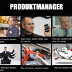 Produktmanagement-Aufgaben - wie es von außen gesehen wird.